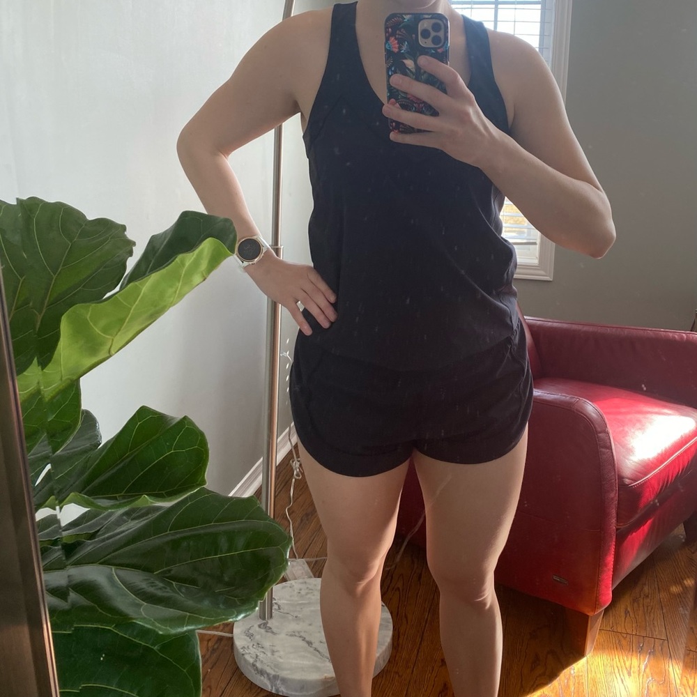Black Lululemon romper medium